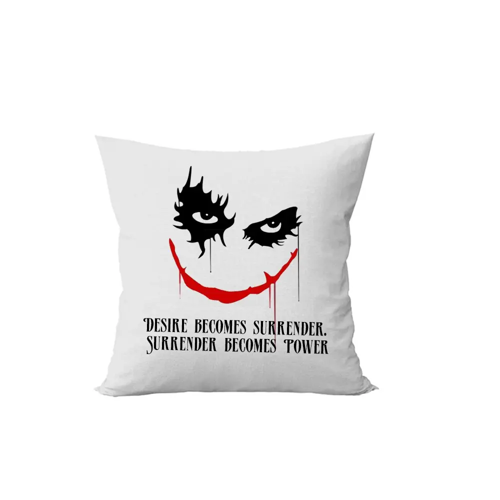 Cuscino quadrato con stampa Joker - 1 pz