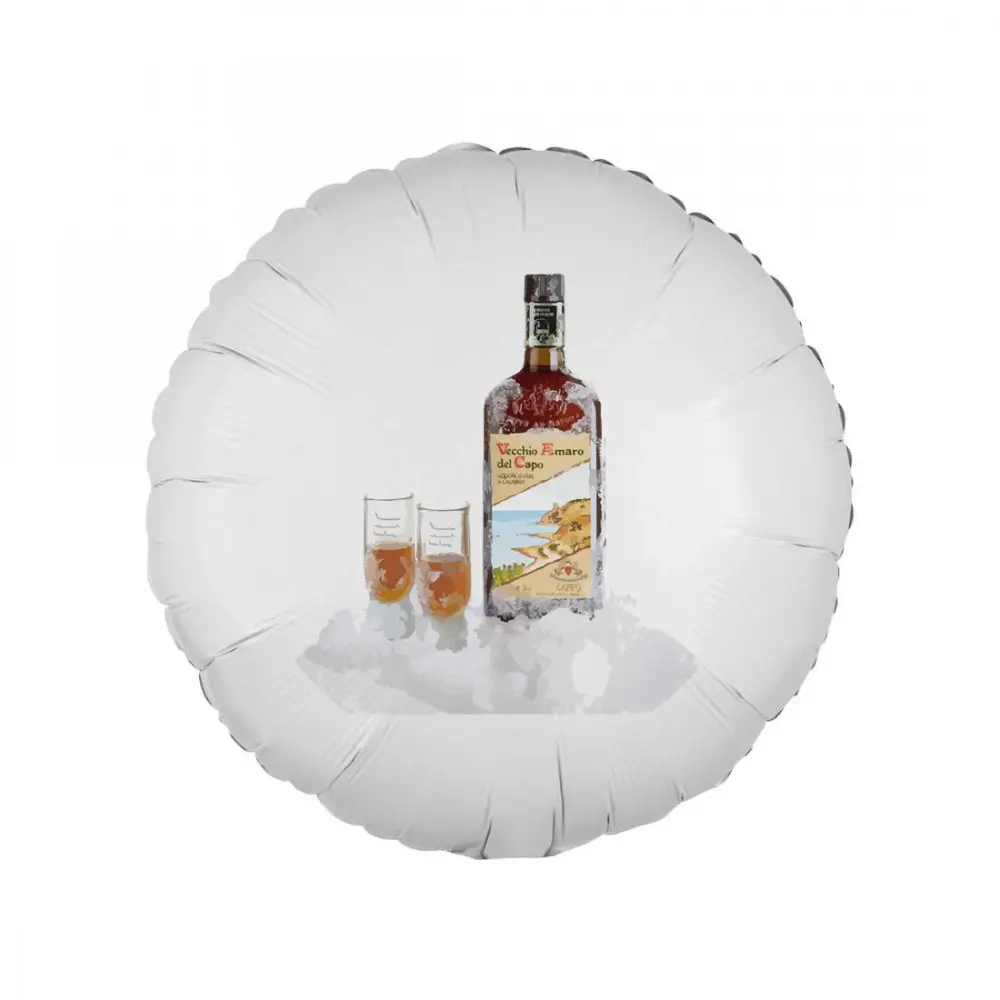 Palloncino foil stampa Amaro del Capo
