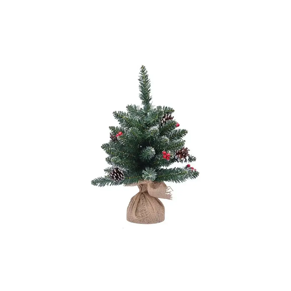 Albero Di natale con Bacche e pigne mod. Corvara 45cm - 195017