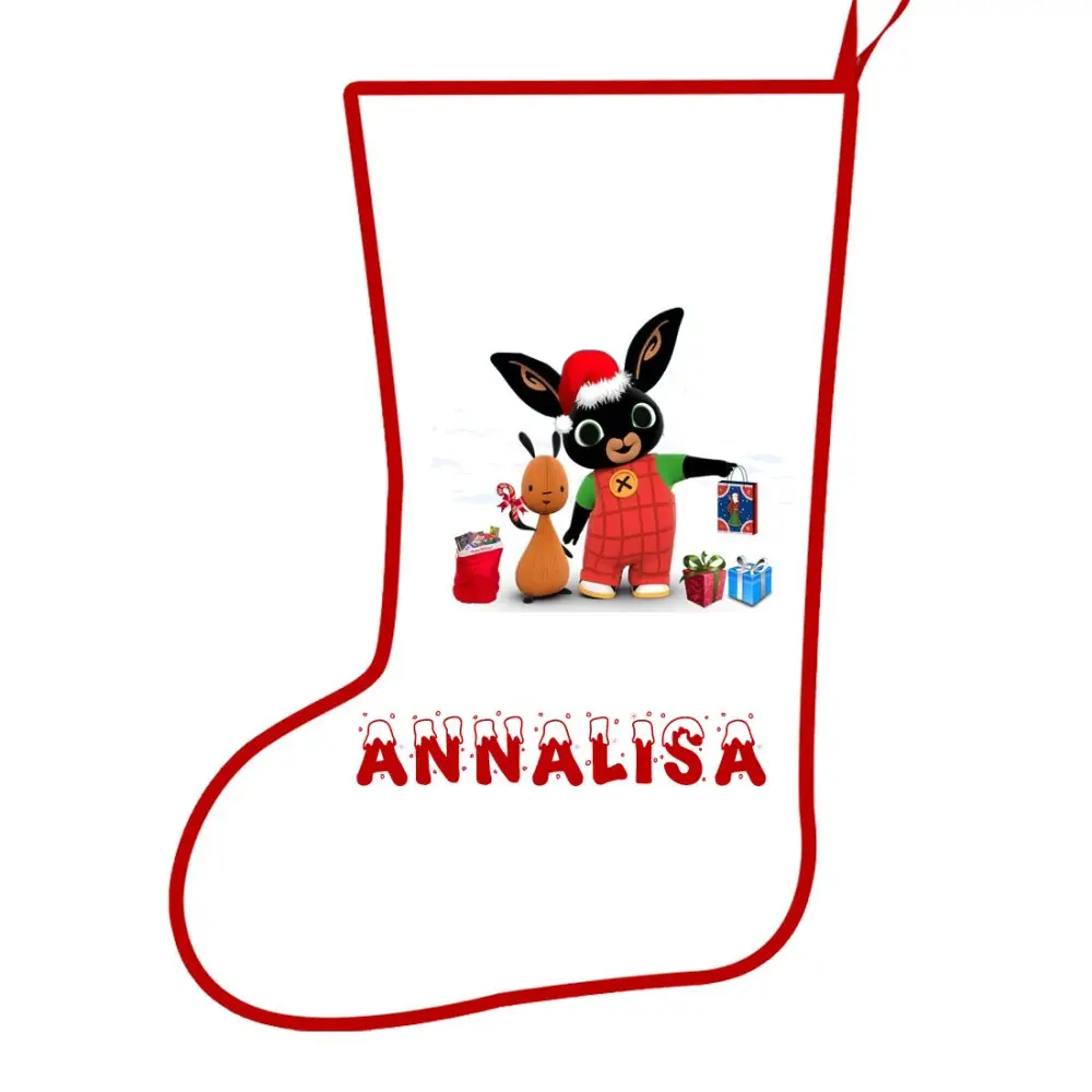 Calza della befana Bing Personalizzabile