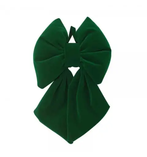 fiocco in velluto verde 28 cm 6121