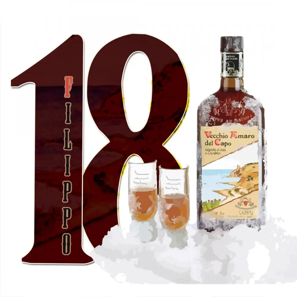 Amaro Del Capo Sagoma Polistirolo Personalizzabile 60 cm