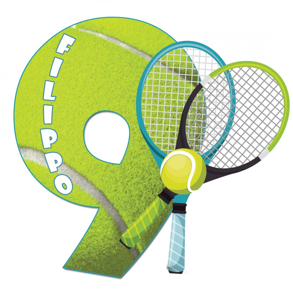 Tennis Sagoma Polistirolo Personalizzabile 60 cm