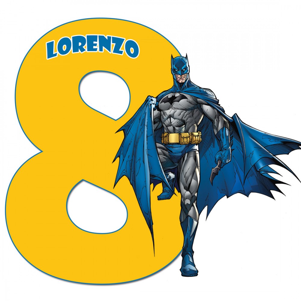 Batman Sagoma Polistirolo Personalizzabile 60 cm