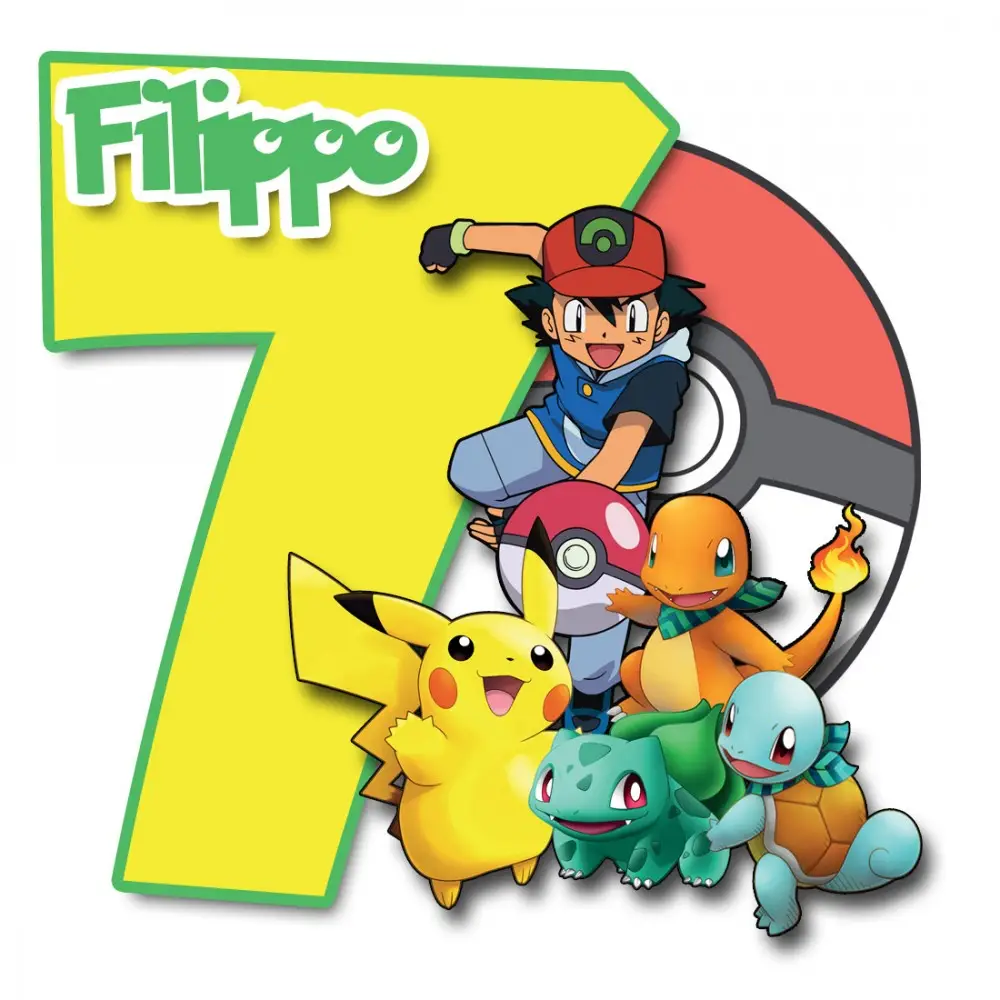 Pokemon Sagoma Polistirolo Personalizzabile 60 cm