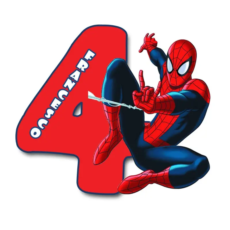Spiderman Sagoma Polistirolo Personalizzabile 60 cm
