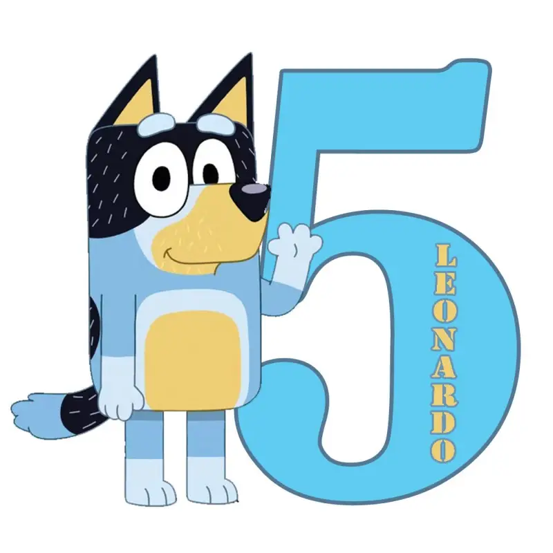 Bluey Sagoma Polistirolo Personalizzabile 60 cm