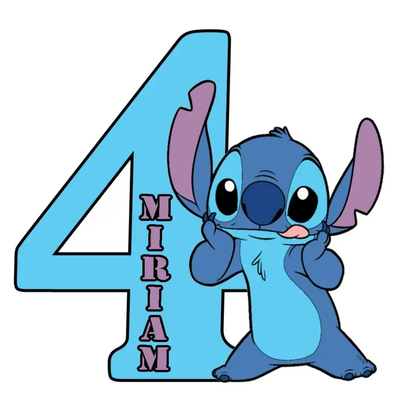 Stitch Sagoma Polistirolo Personalizzabile 60 cm