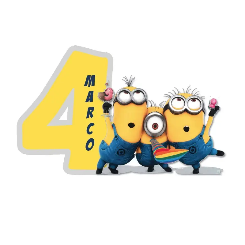 Minions Cattivissimo Me Sagoma Polistirolo Personalizzabile 60 cm
