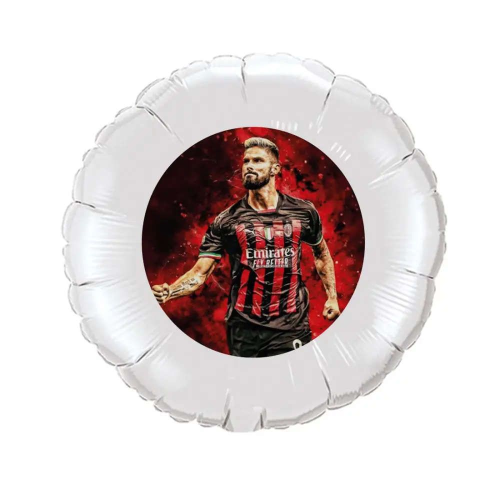 Palloncino foil stampa Milan Olivier Giroud