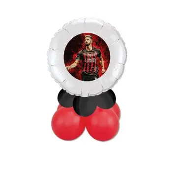 Centrotavola di Palloncini  Milan Olivier Giroud