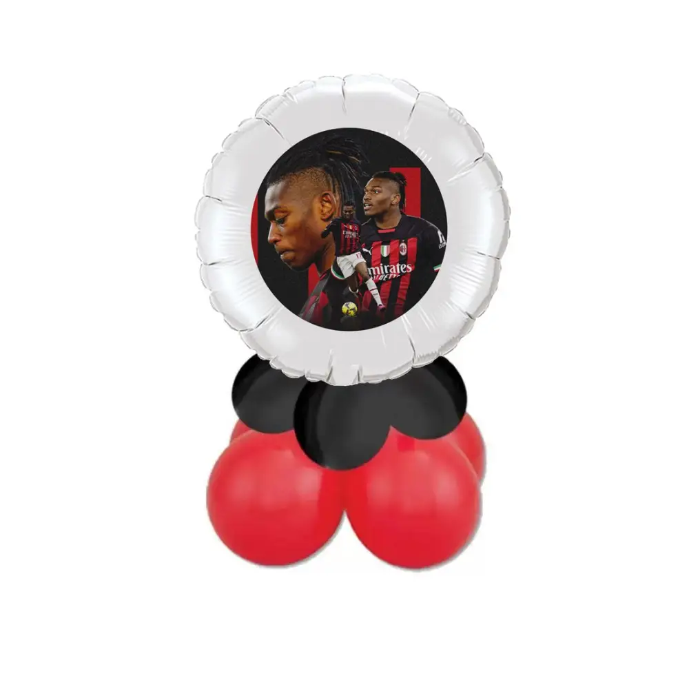 Centrotavola di Palloncini Milan Rafael Leao
