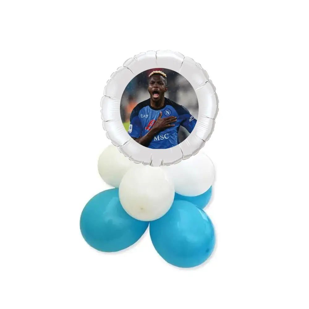 Centrotavola di Palloncini Napoli Osimhen