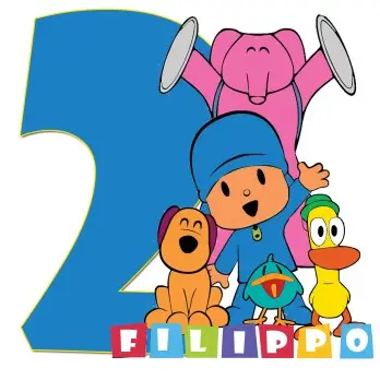 Pocoyo Polistirolo Personalizzabile 60 cm