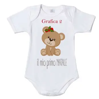 Body Natalizio Il Mio Primo Natale grafica personalizzabile a scelta