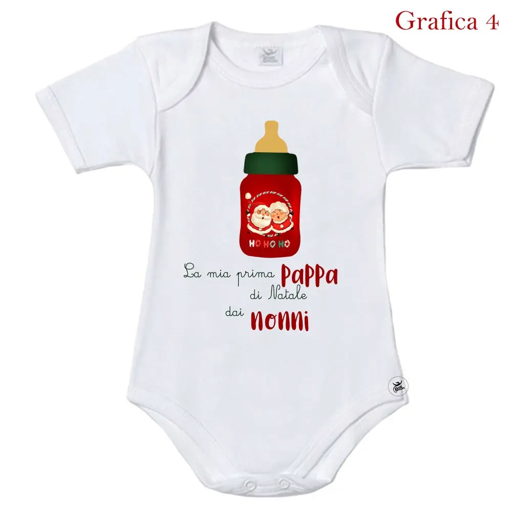 Body Natalizio Il Mio Primo Natale grafica personalizzabile a scelta