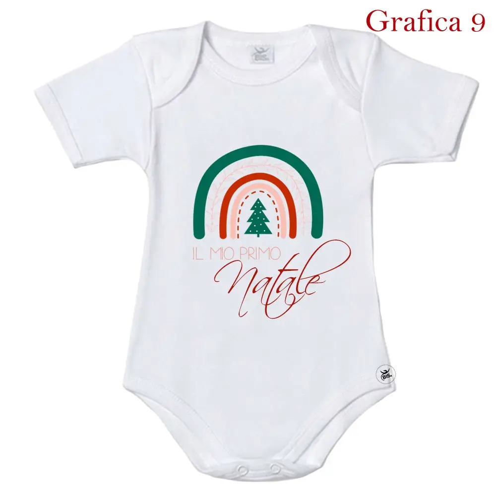 Body Natalizio Il Mio Primo Natale grafica personalizzabile a scelta