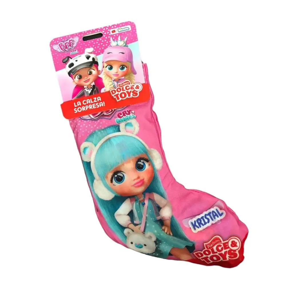 Calza della Befana Cry Babies con sorpresa e dolciumi 275g