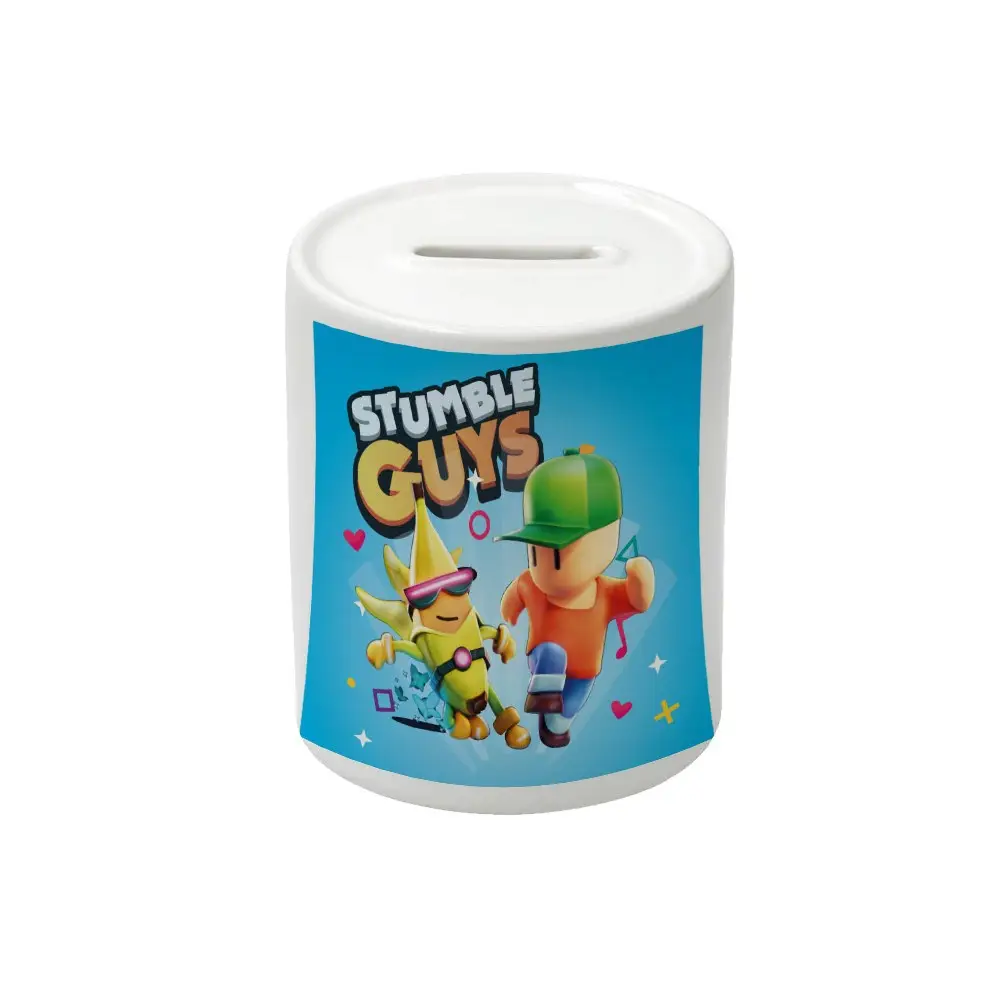 Salvadanaio in Ceramica Stumble Guys personalizzabile