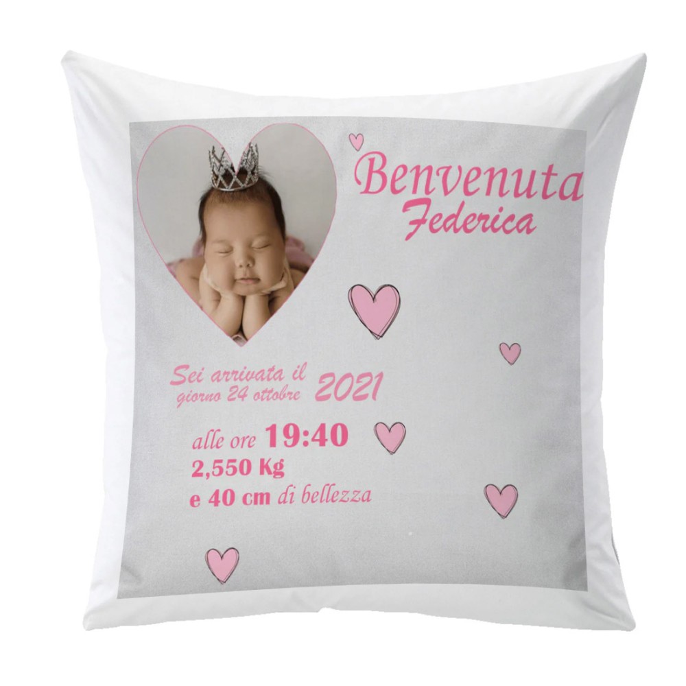 Cuscino Quadrato con Stampa Personalizzata