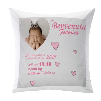 Cuscino Quadrato con Stampa Personalizzata