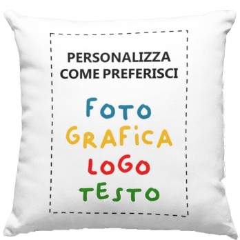 Cuscino Quadrato con Stampa Personalizzata
