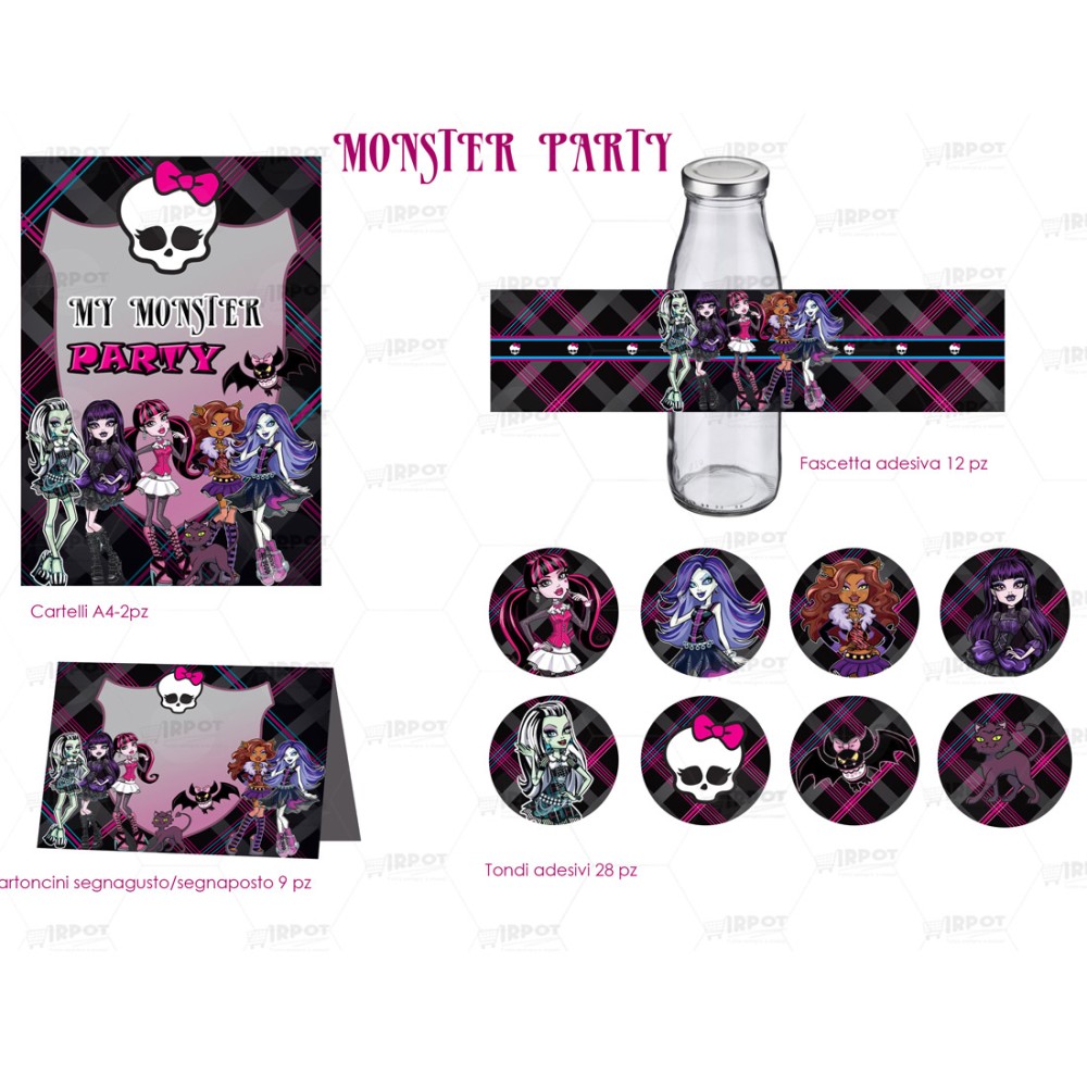 Festa di carta Monster High