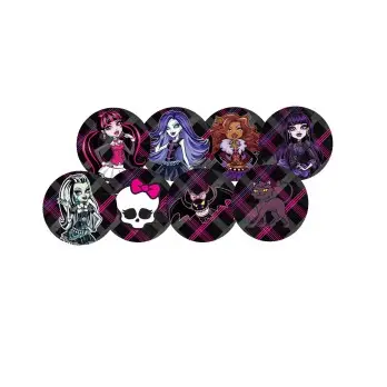 Adesivo tondo Monster High 1 pz