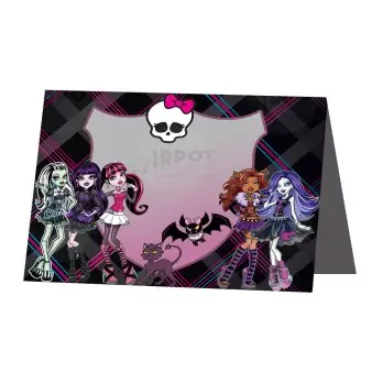Targhetta Segnaposto Monster High