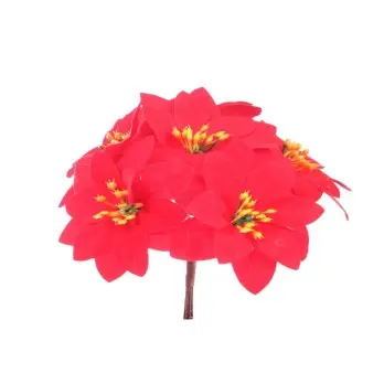 Ramo Stella di Natale artificiale 13 cm - AN32566