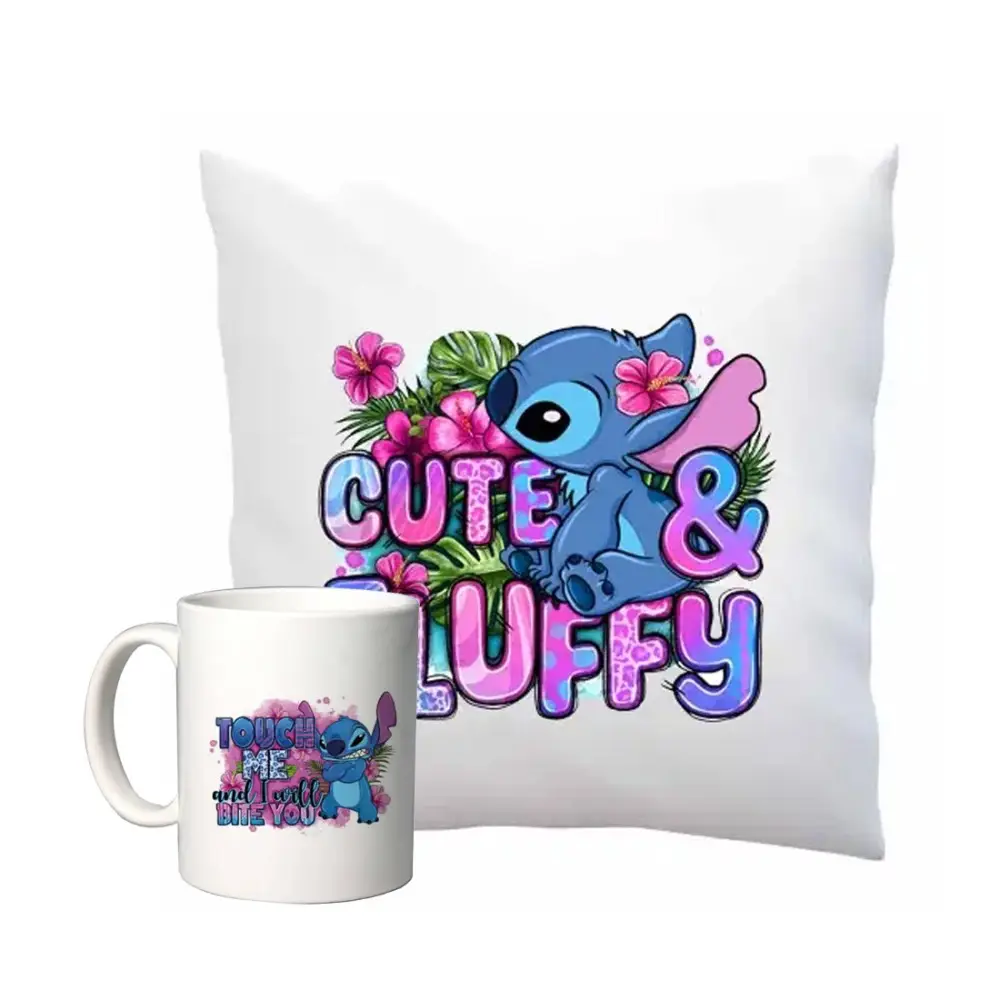 Stitch Cuscino e Tazza Mug Personalizzabili