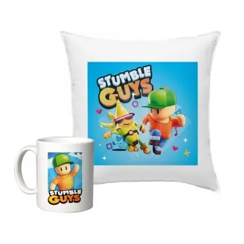 Stumble Guys Cuscino e Tazza Mug Personalizzabili