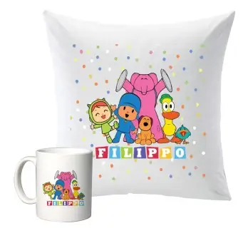 Pocoyo Cuscino e Tazza Mug Personalizzabili