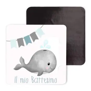 10 magneti Balena Celeste Personalizzabili con Nome