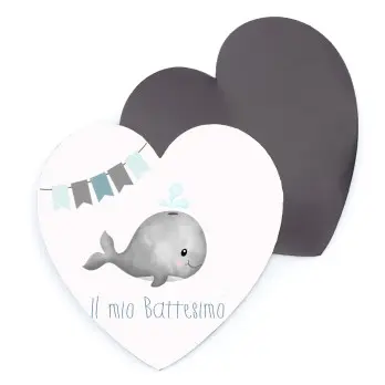 10 magneti Balena Celeste Personalizzabili con Nome