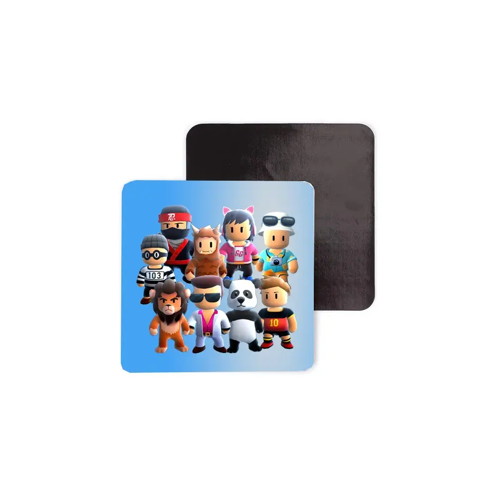10 magneti Stumble Guys Personalizzabili con Nome