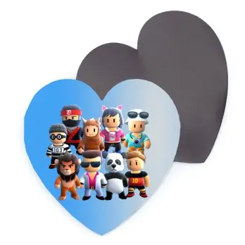10 magneti Stumble Guys Personalizzabili con Nome