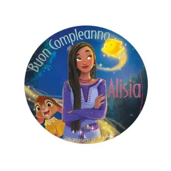 Ostia per torta Wish cialda Personalizzabile