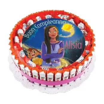 Torta Barrette Kinder Wish