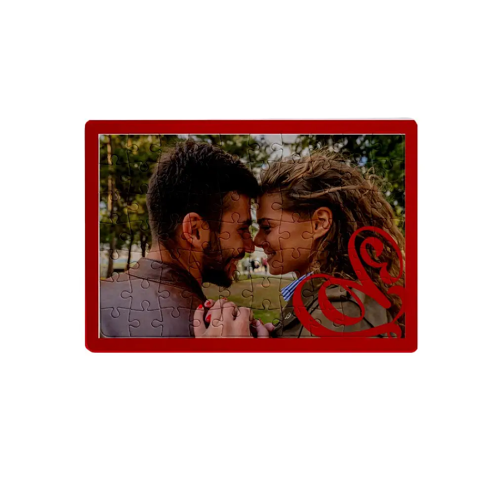 Puzzle San Valentino 2pz Personalizzati con Baci perugina