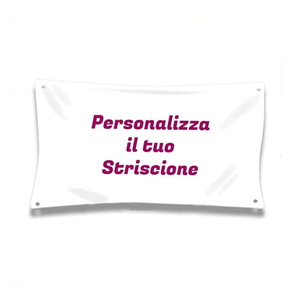 Striscione Banner Personalizzabile in pvc 100x50cm
