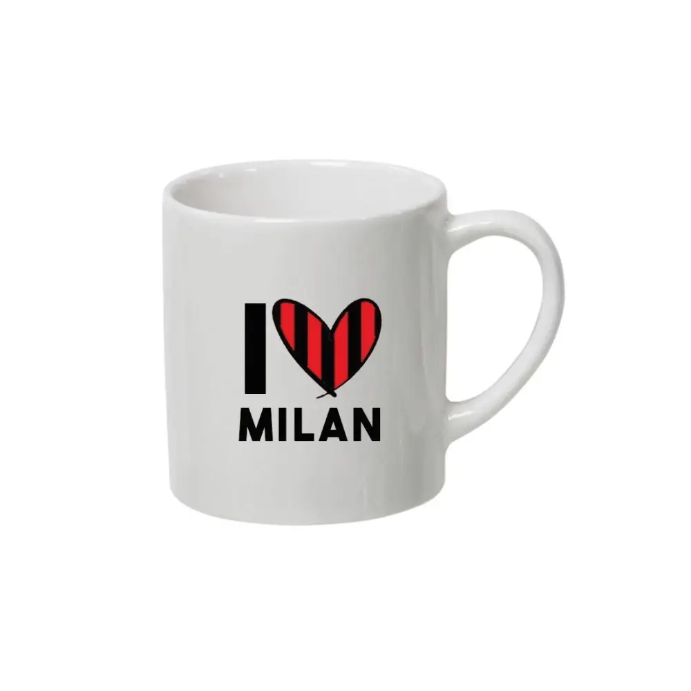 Tazza Colazione I Love Milan Personalizzabile