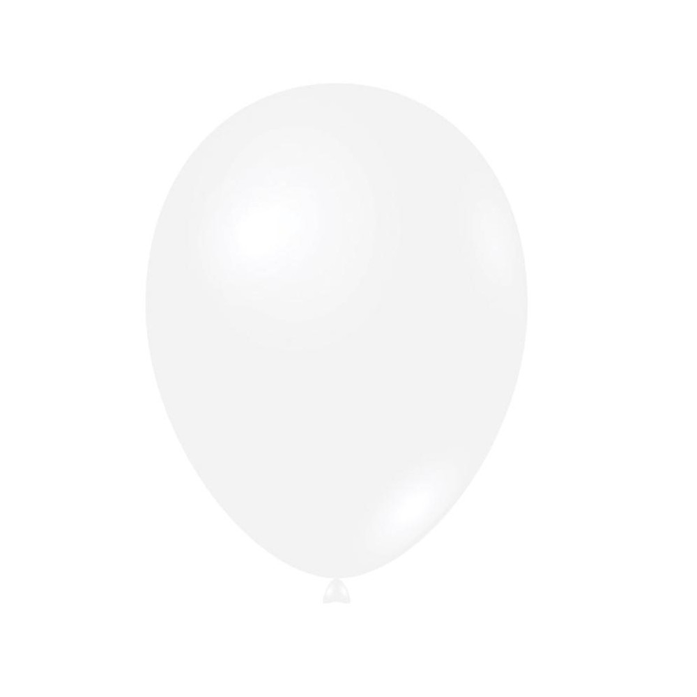 50 palloncini Soft Line Pastello 12 - 30 cm Bianco 125  SLP12 125