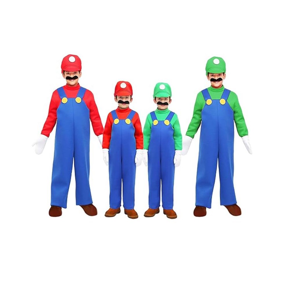 Costume Carnevale  Mario tg s 5/6 anni
