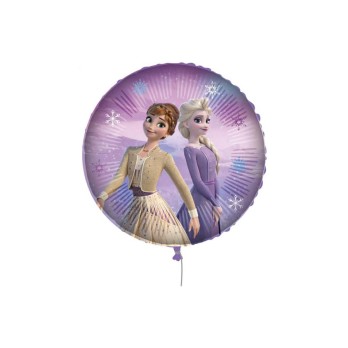 Palloncino foil Frozen II Elsa e Anna  Pesetto Nastrino 18 45 cm PR93846-01