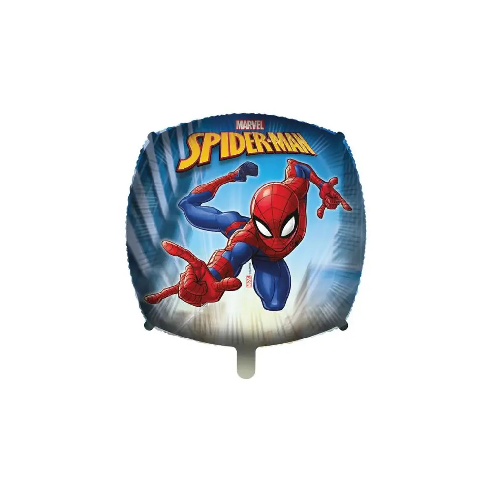 Palloncino foil Spiderman Pesetto Nastrino 18 45 cm PR94993-01