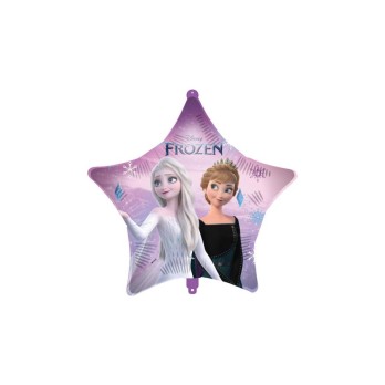 Palloncino foil Stella Frozen II Elsa e Anna  Pesetto Nastrino 18 45 cm PR94991-01