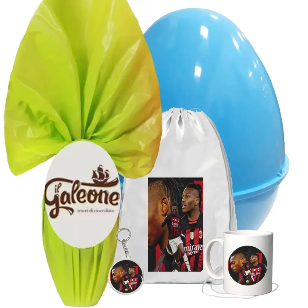 Set Uovo di Pasqua Leao Milan con Guscio