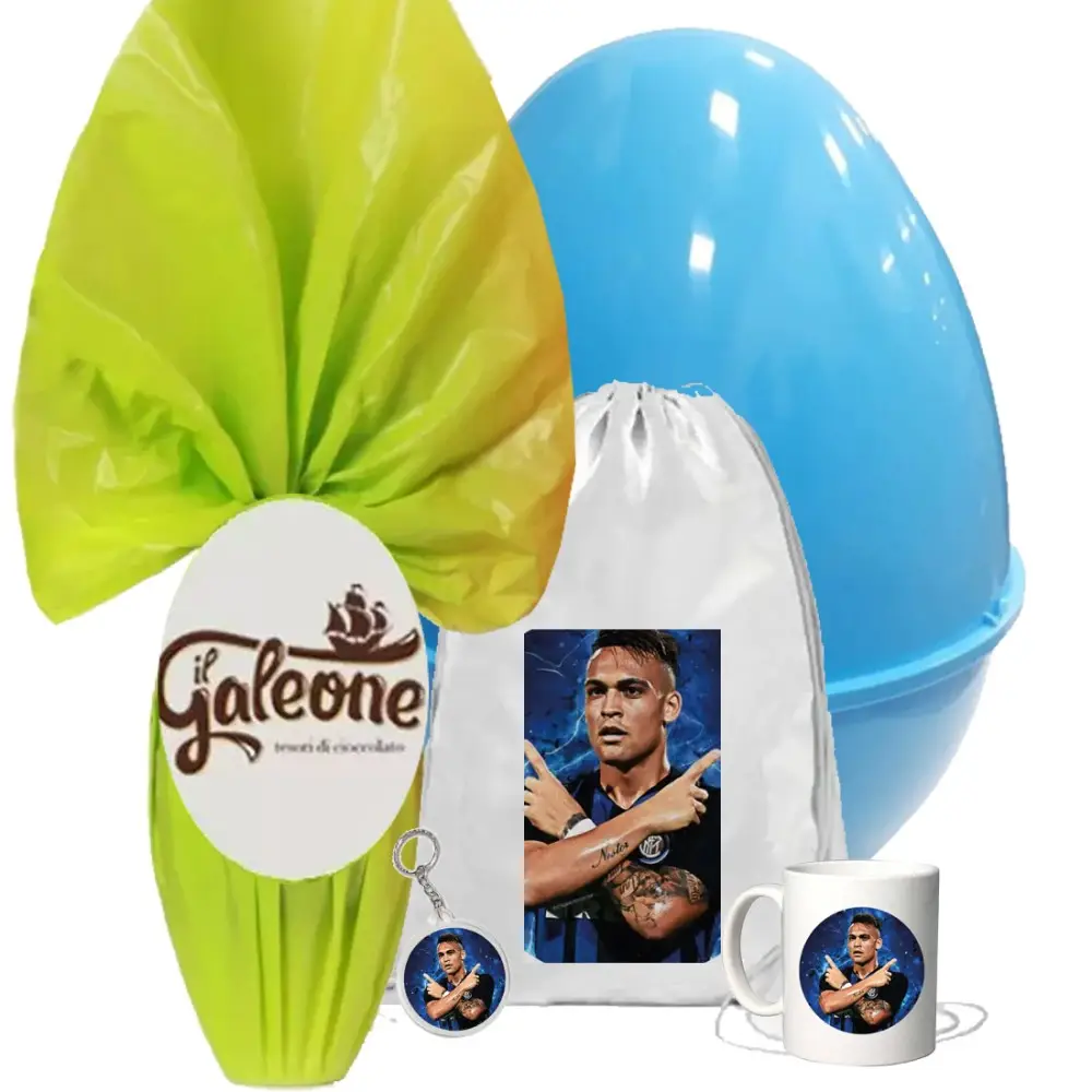 Set Uovo di Pasqua Martinez Inter con Guscio