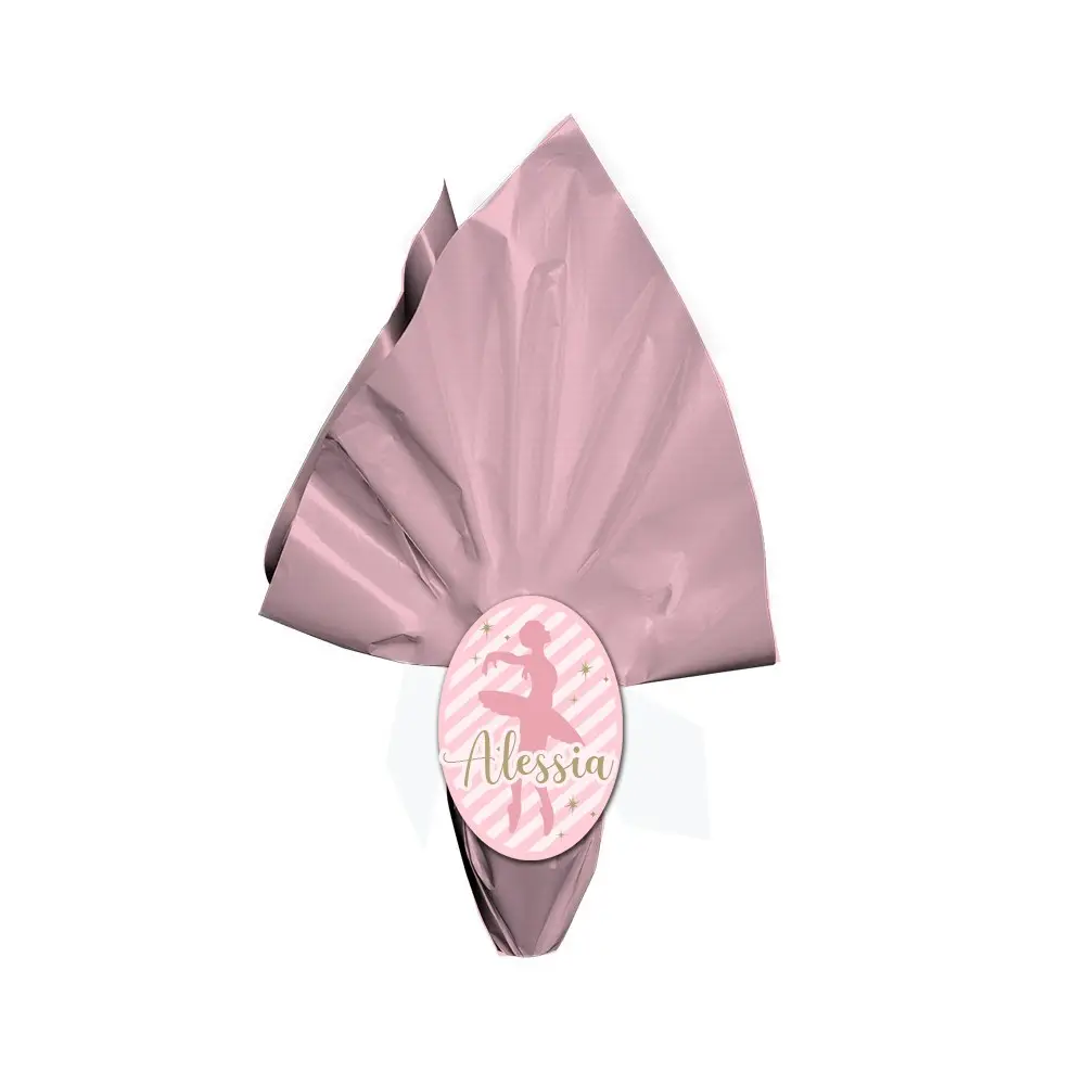 Uovo di Pasqua Ballerina Personalizzabile con portachiavi tematico